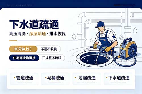 酒泉下水道疏通